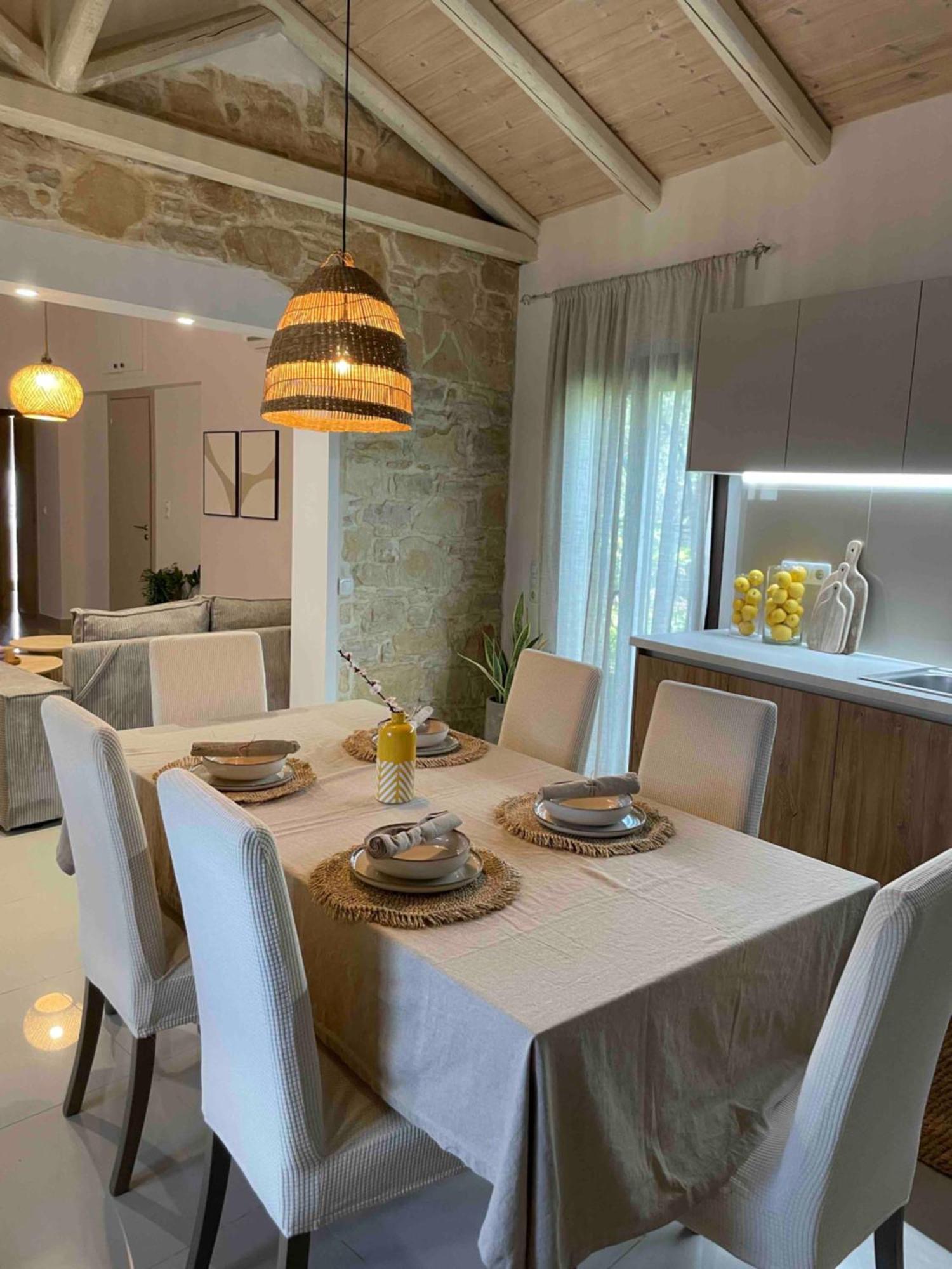 Villa Aspasia With Private Jacuzzi - Oasis Resort Kókinosz Pírgosz Kültér fotó